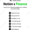 Notion X Finance Pro